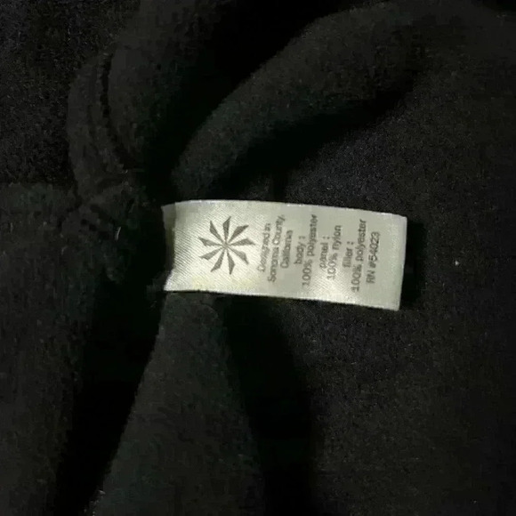 ATHLETA Black Fleece Extra Long Pullover Jacket - Picture 7 of 10